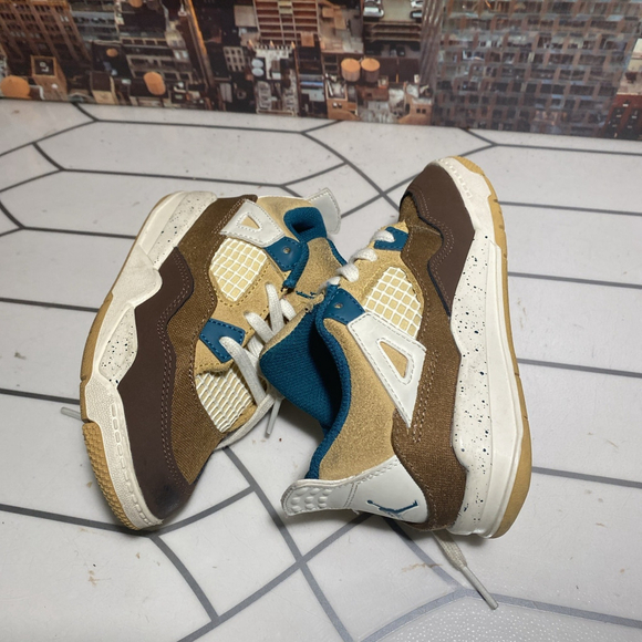 Jordan 4 Retro Low Cacao Wow FB2213-200 PS Size 10c Brown Tan